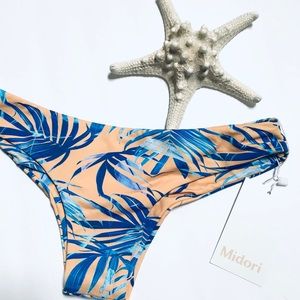 Midori Nahele Brayden Bikini Bottom Tropical Peach